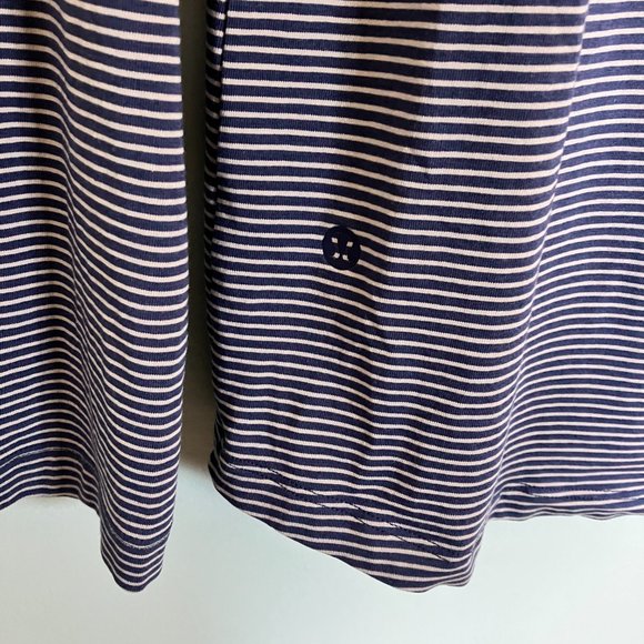 Lululemon 5 Year Basic Long Sleeve Hyper Stripe Ink Blue Vapor size XL - Picture 5 of 7